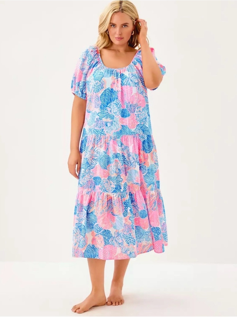 NWT Lilly Pulitzer ZEMINI Maxi Coverup Roar of the Seas $148
